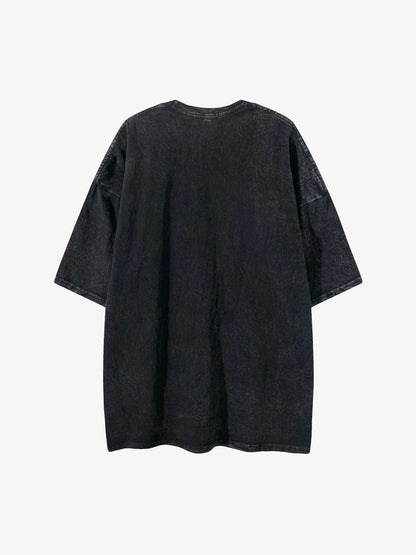 Revelse™ Doberman Print Washed Cotton T-Shirt