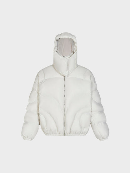 Revelse™ Puffer Jacket Quilted Stand Collar With Removable Hood
