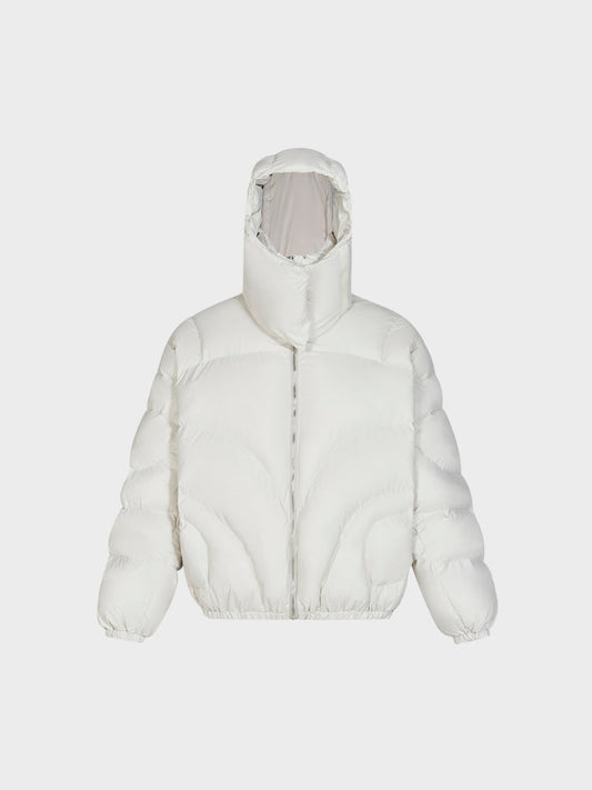 Revelse™ Puffer Jacket Quilted Stand Collar With Removable Hood
