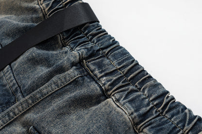 Revelse™ Wide Leg Multi-Pocket Loose Fit Straight Jeans
