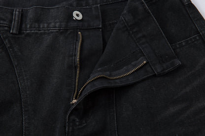 Revelse™ Distressed Washed Multi-Pocket Denim Jeans