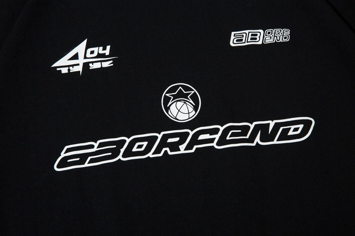 Revelse™ Oversized Varsity Racing Graphic T-Shirt