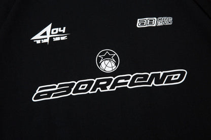 Revelse™ Oversized Varsity Racing Graphic T-Shirt