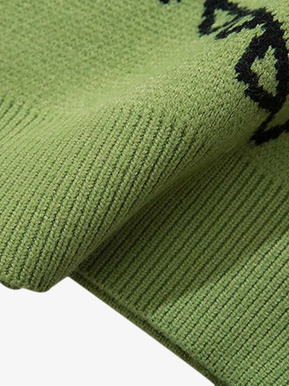 Revelse™ Cartoon Dinosaur Printed Sweater