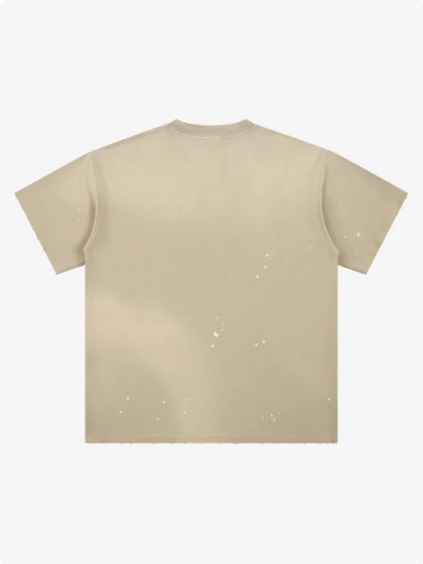 Revelse™ Floral Ink Splatter Graphic Basketball T-Shirt