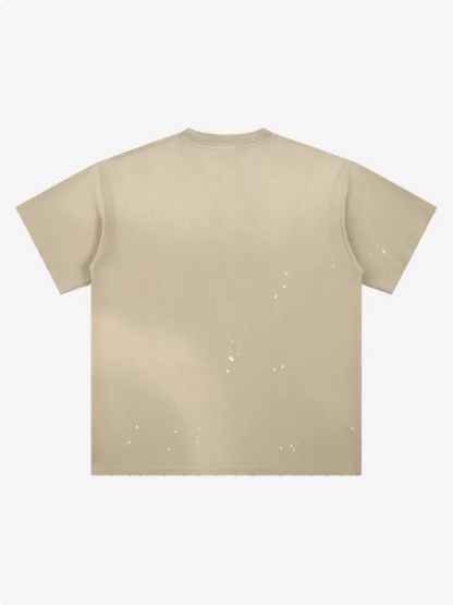 Revelse™ Floral Ink Splatter Graphic Basketball T-Shirt