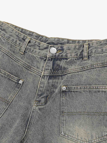 Revelse™ Men's Ripped Distressed Denim Jacket and Pants Set