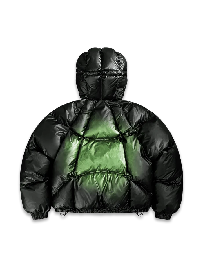 Heat-Reactive Colour-Changing Hooded Padded Coat