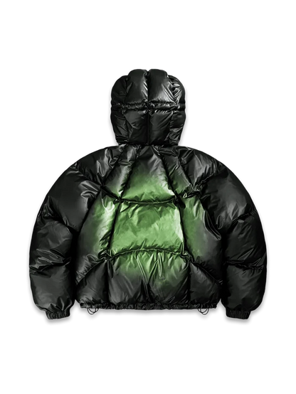 Heat-Reactive Colour-Changing Hooded Padded Coat