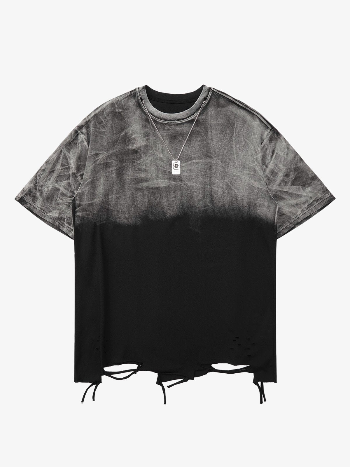 Revelse™ Metal Tag Street Rap Graphic T-Shirt