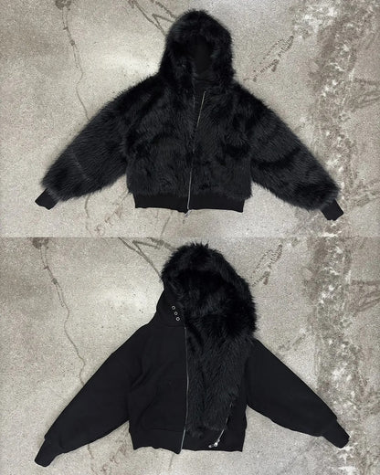 Revelse™ Yeti Fut Reversible Zip Hoodie