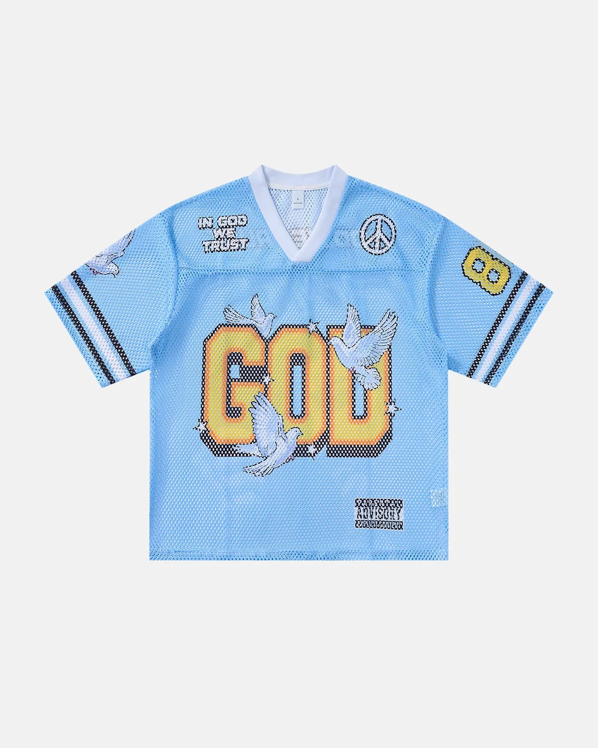 Dove Graphic Mesh Football Jersey