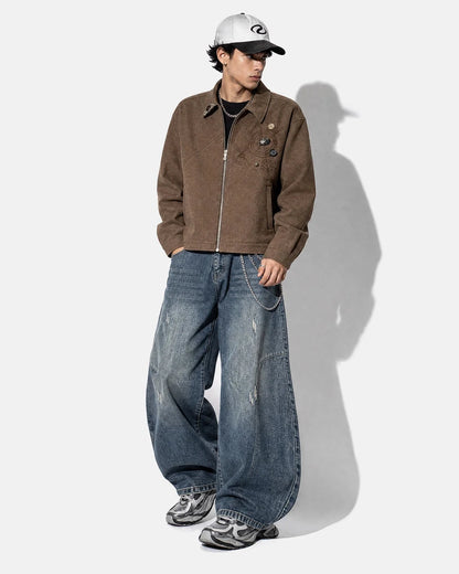 Workwear jacket displayed from the front