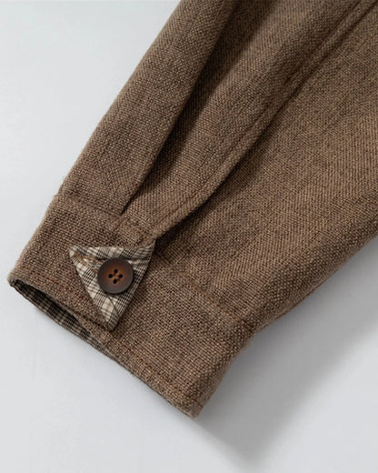Embroidered streetwear jacket styled as an everyday layer