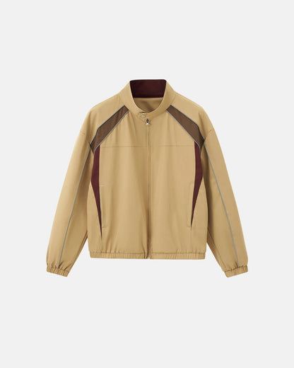 Reflective Windbreaker Jacket Loose Colour Block Streetwear