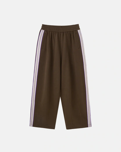 Wide-Leg Track Trousers With Side Stripe